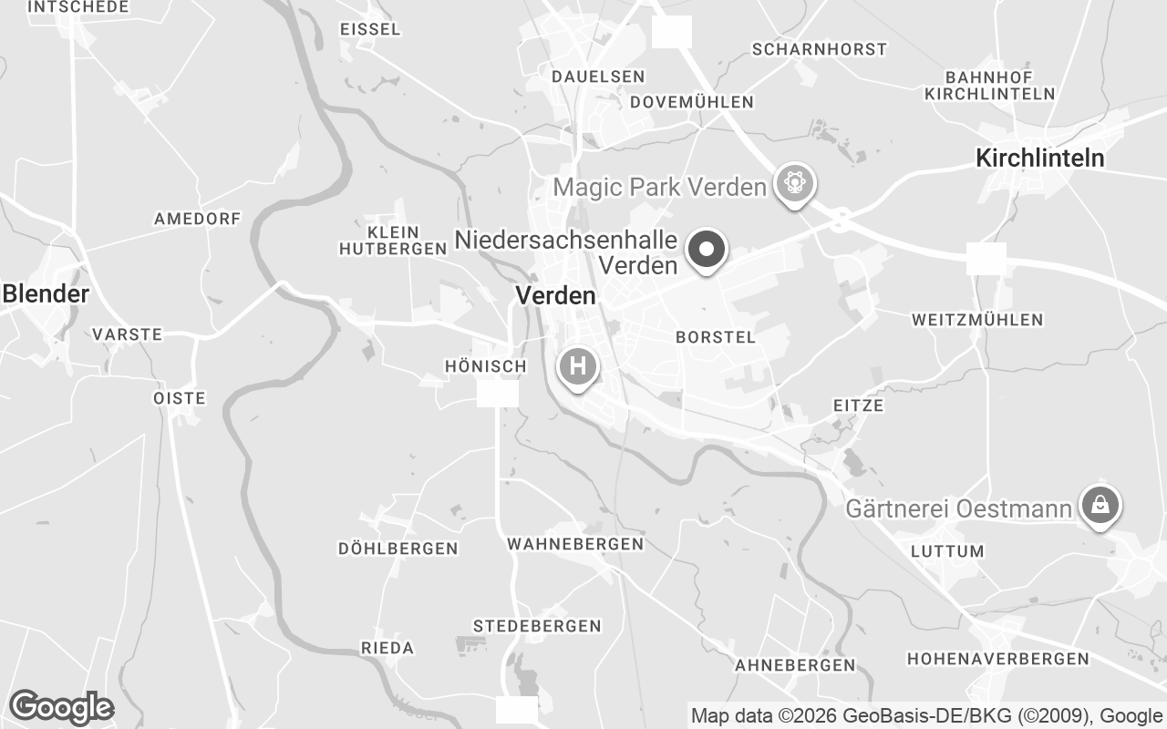 Karte von Verden (Aller)