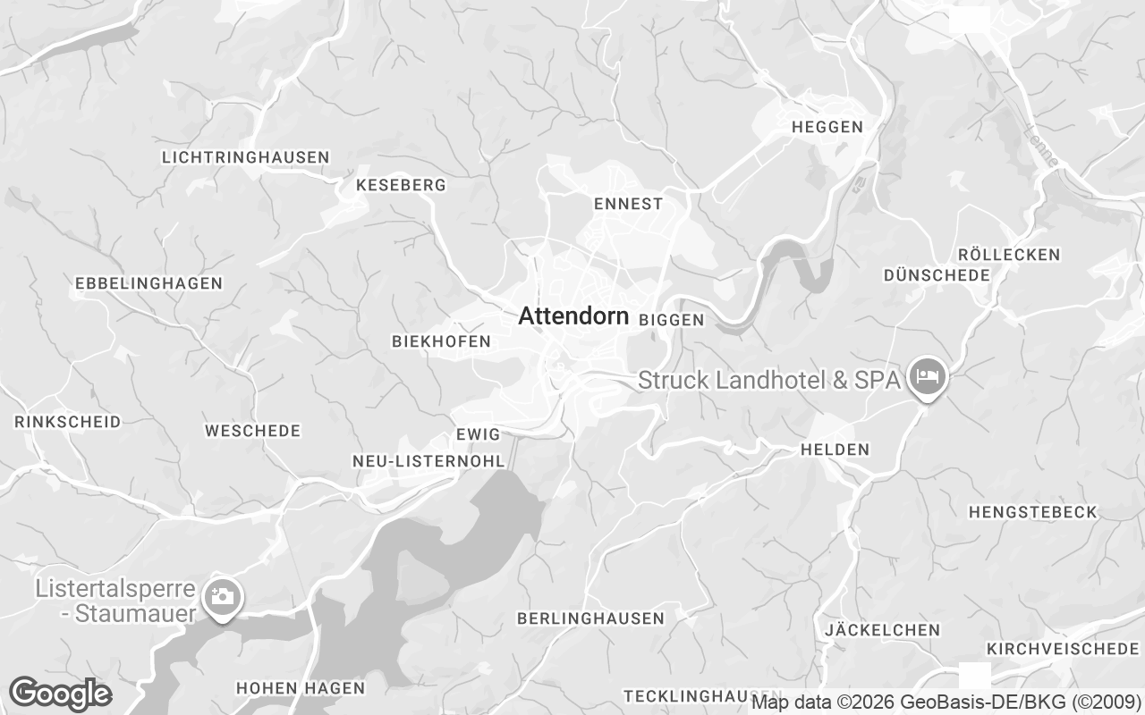 Karte von Attendorn