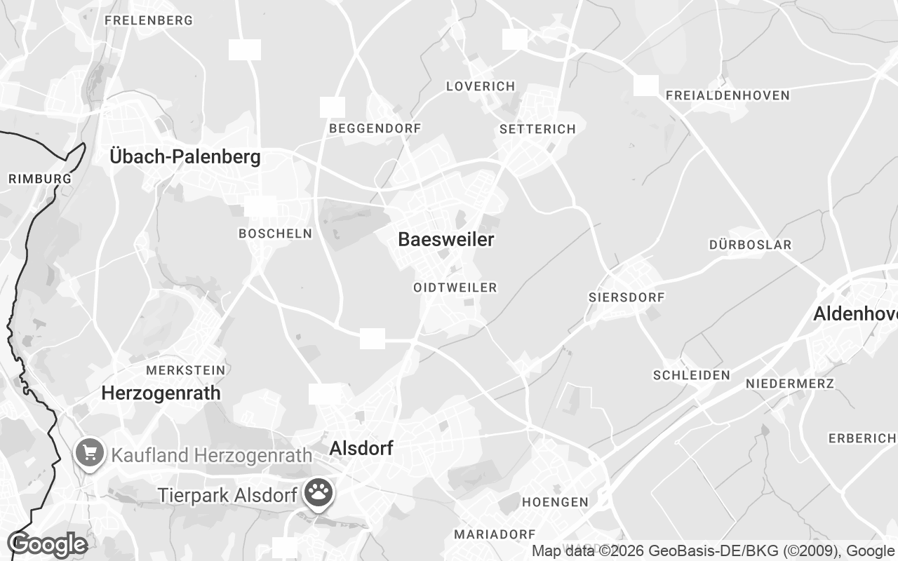 Karte von Baesweiler