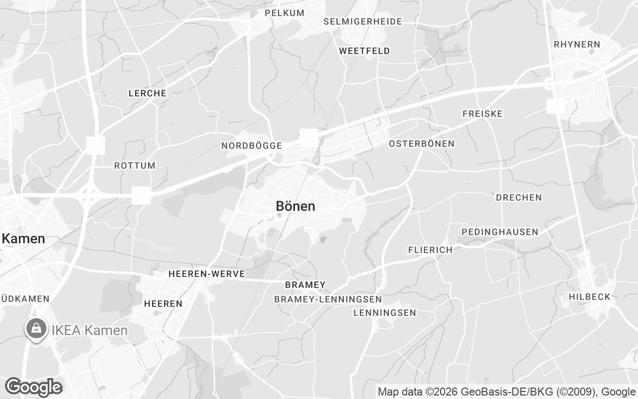 Karte von Bönen