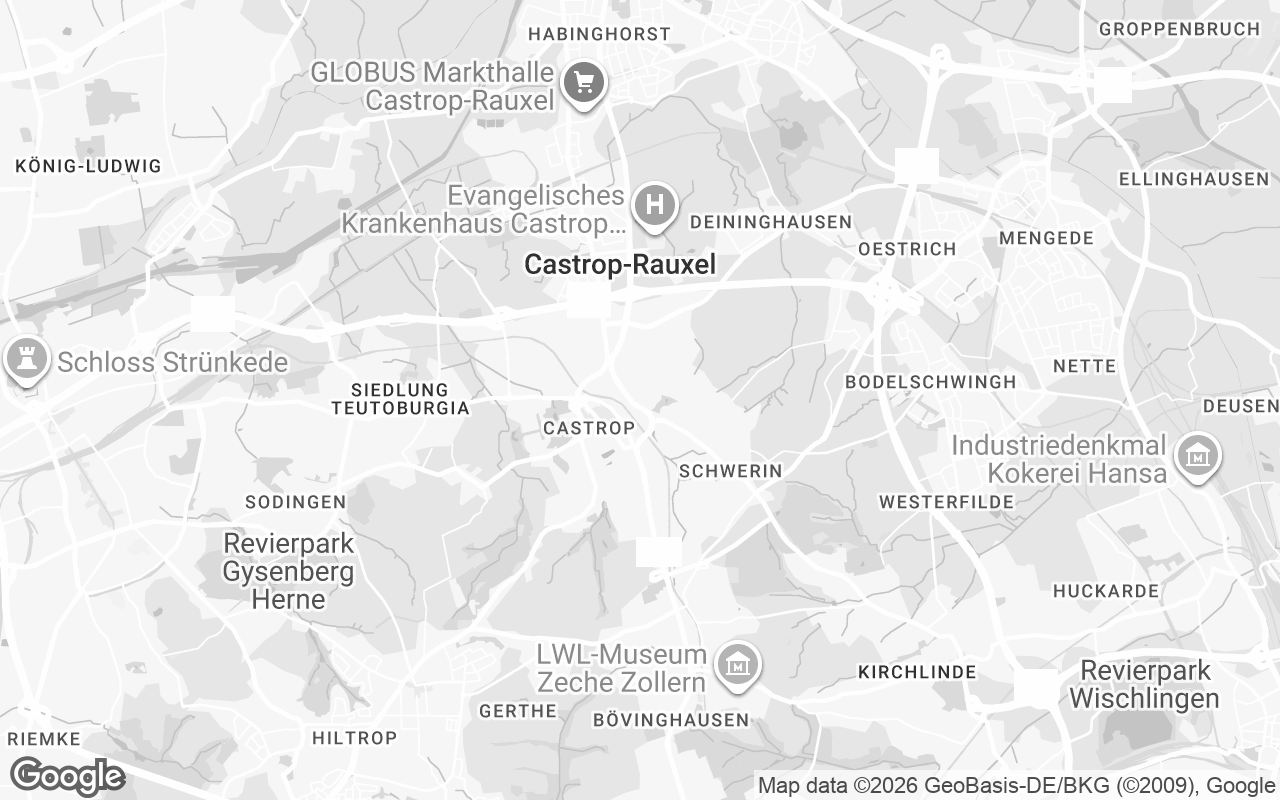 Karte von Castrop-Rauxel
