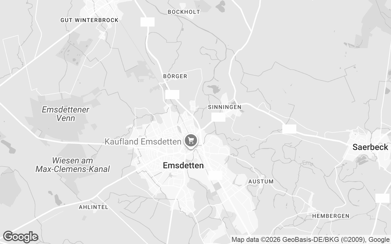 Karte von Emsdetten
