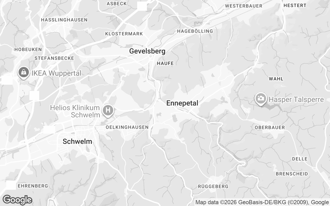 Karte von Ennepetal