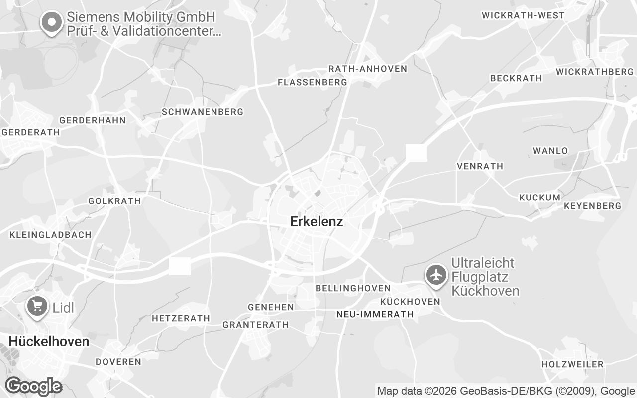 Karte von Erkelenz