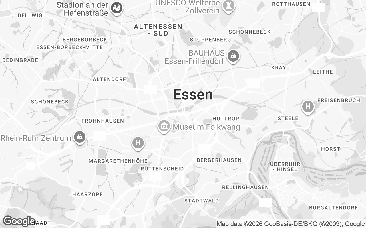 Karte von Essen