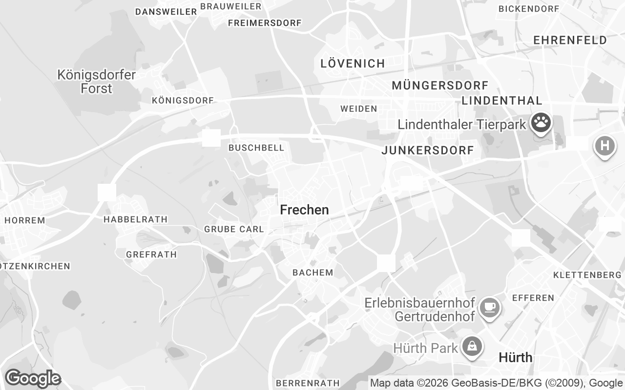 Karte von Frechen