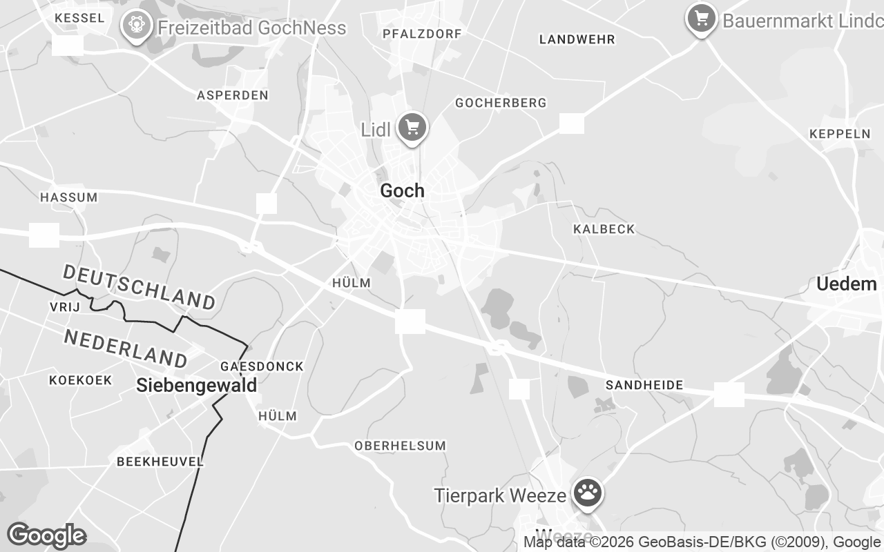 Karte von Goch