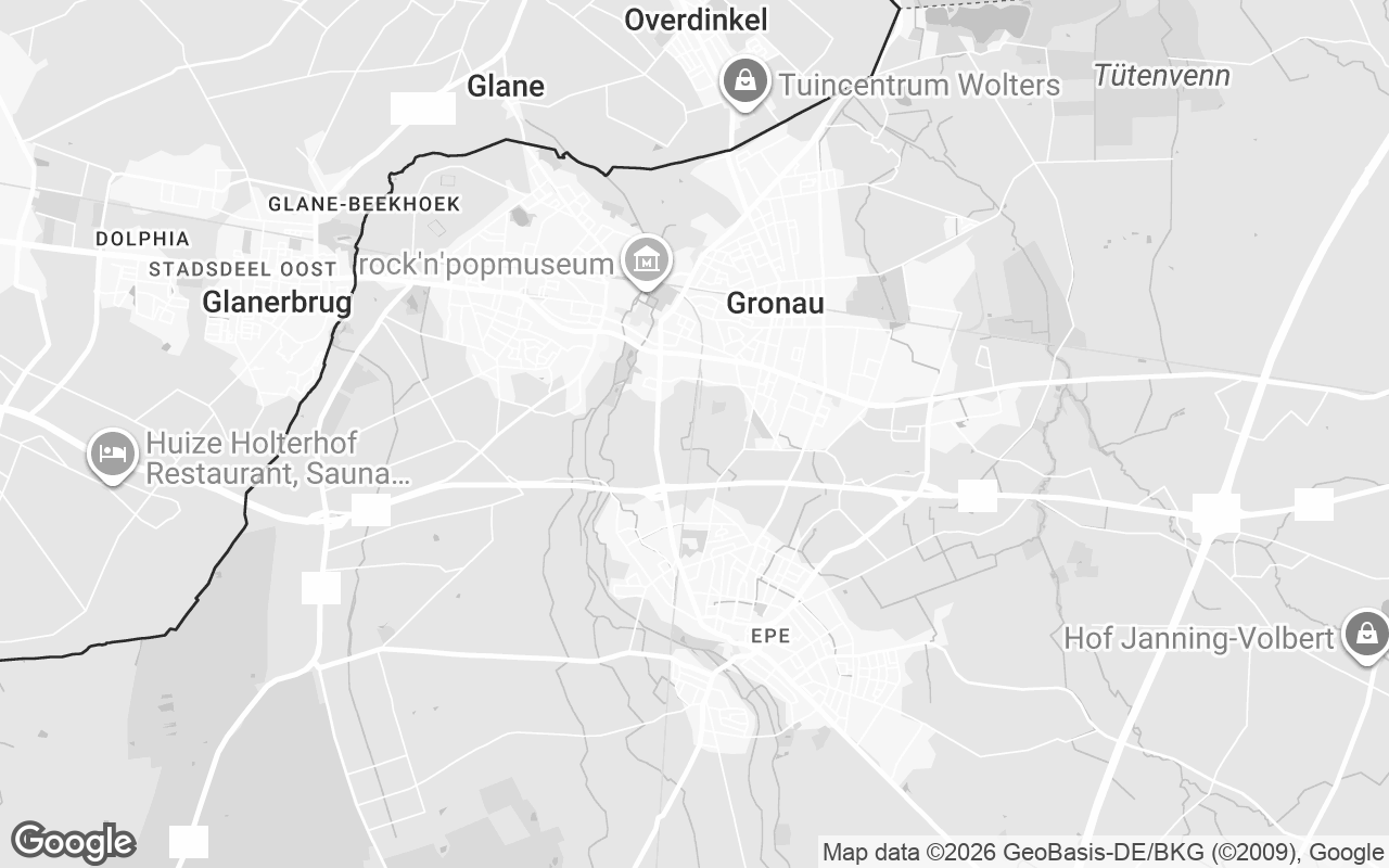 Karte von Gronau (Westfalen)