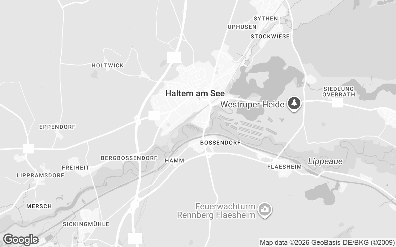Karte von Haltern am See
