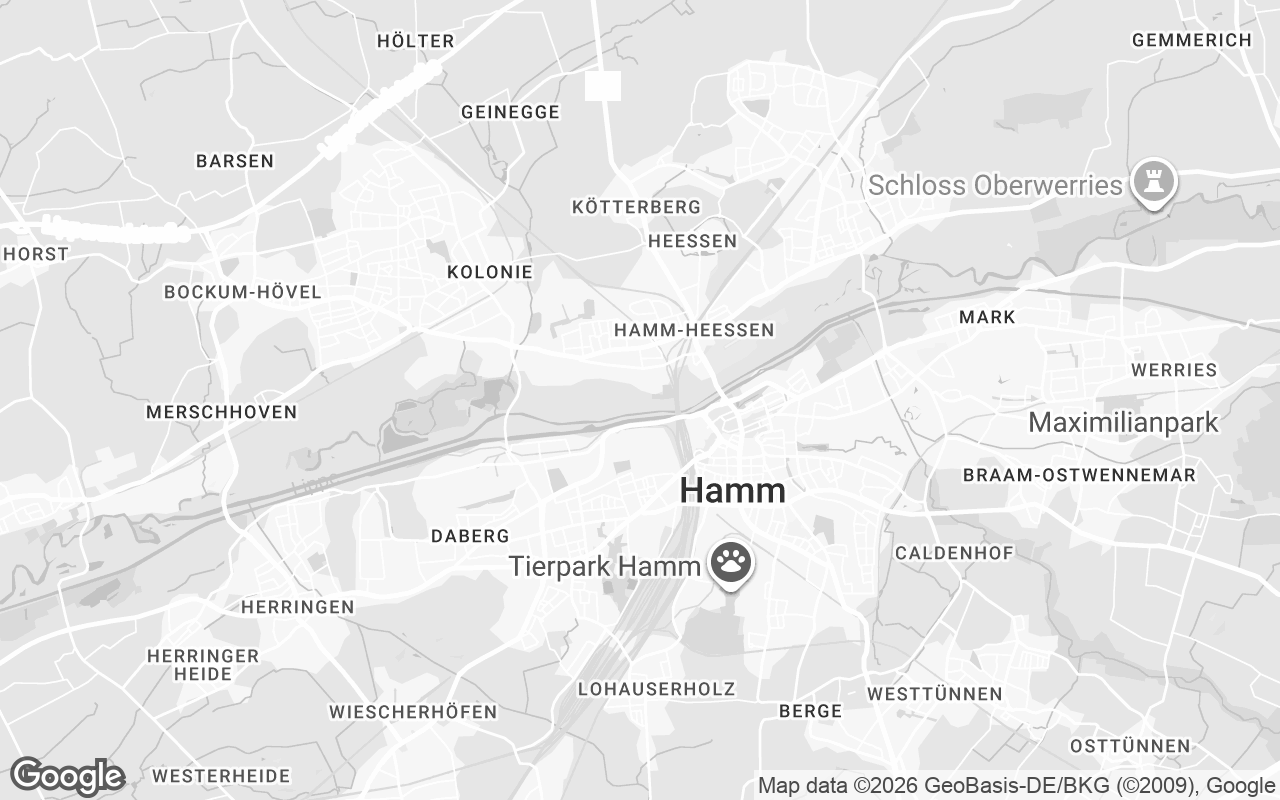 Karte von Hamm