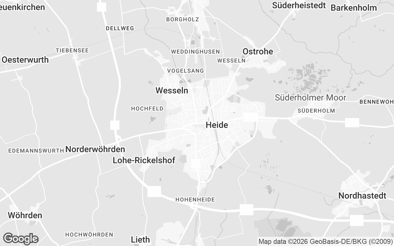 Karte von Heide