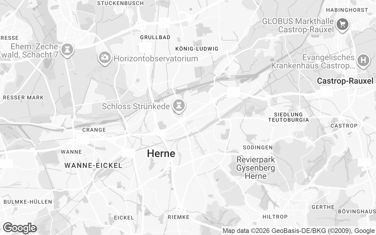 Karte von Herne