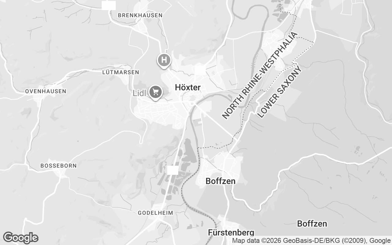 Karte von Höxter