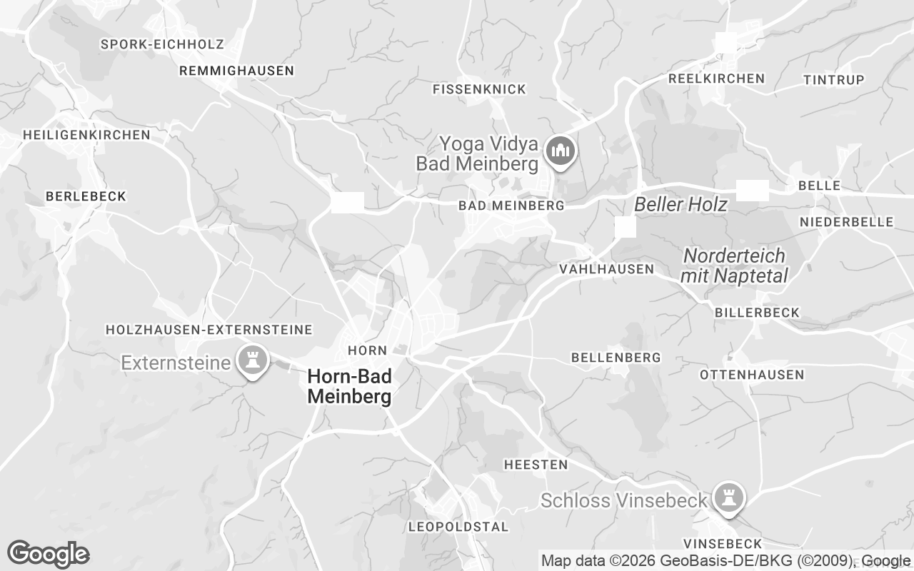 Karte von Horn-Bad Meinberg