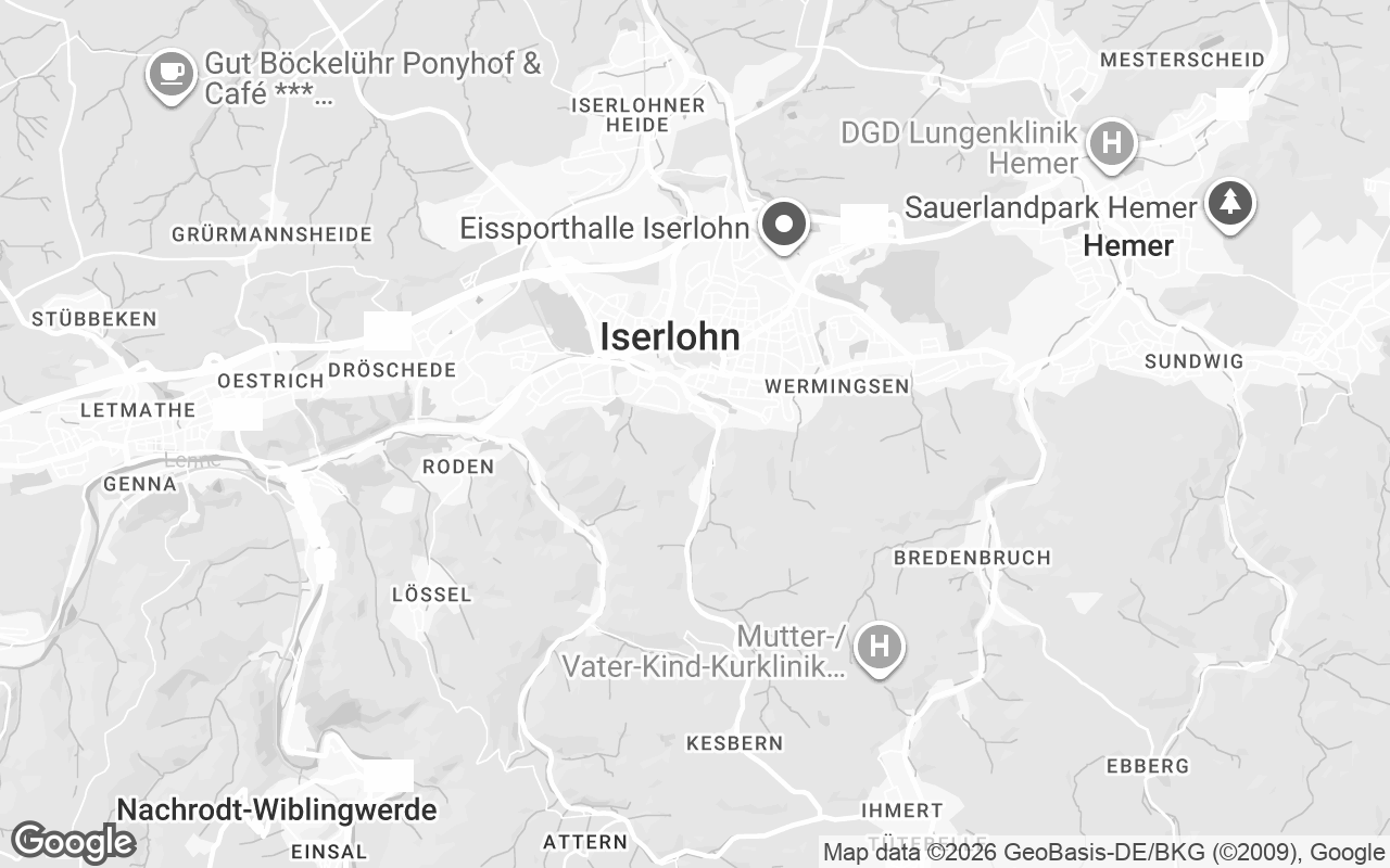 Karte von Iserlohn