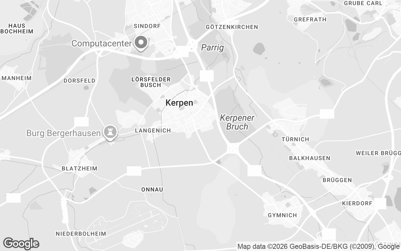 Karte von Kerpen, Rheinland