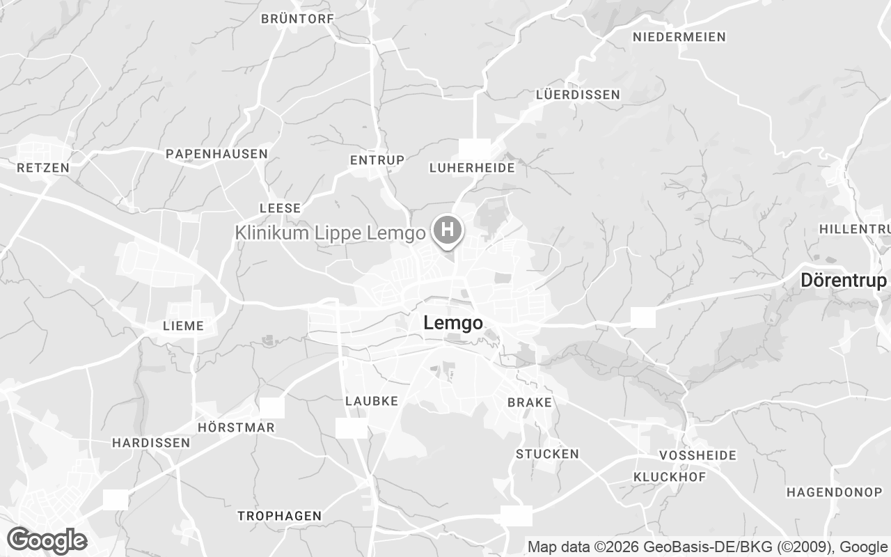 Karte von Lemgo