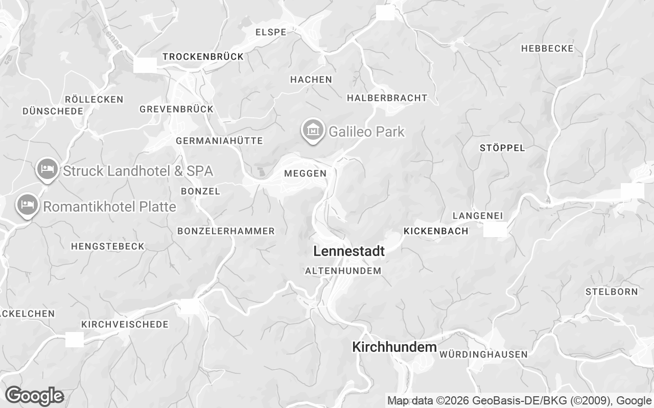 Karte von Lennestadt