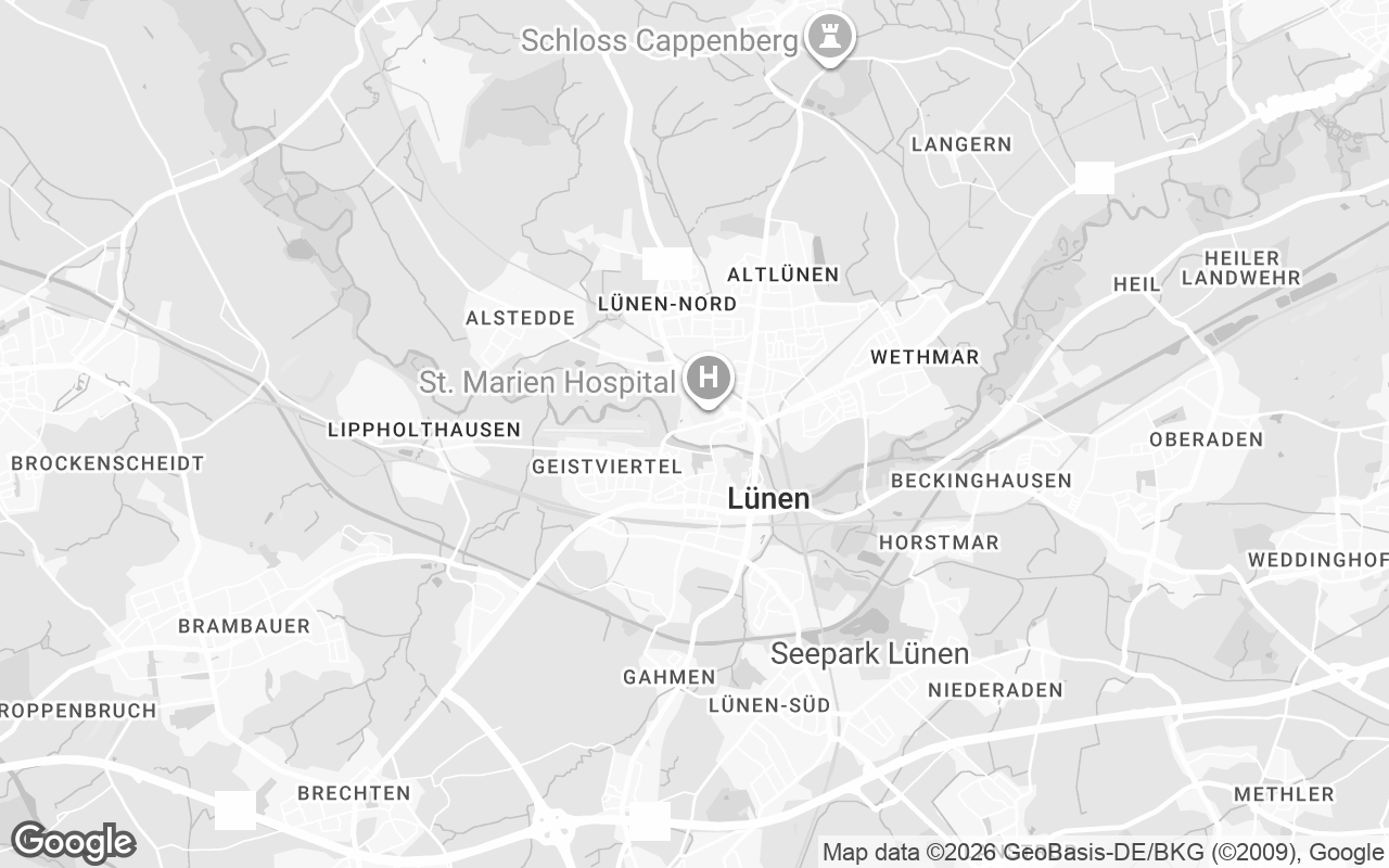 Karte von Lünen
