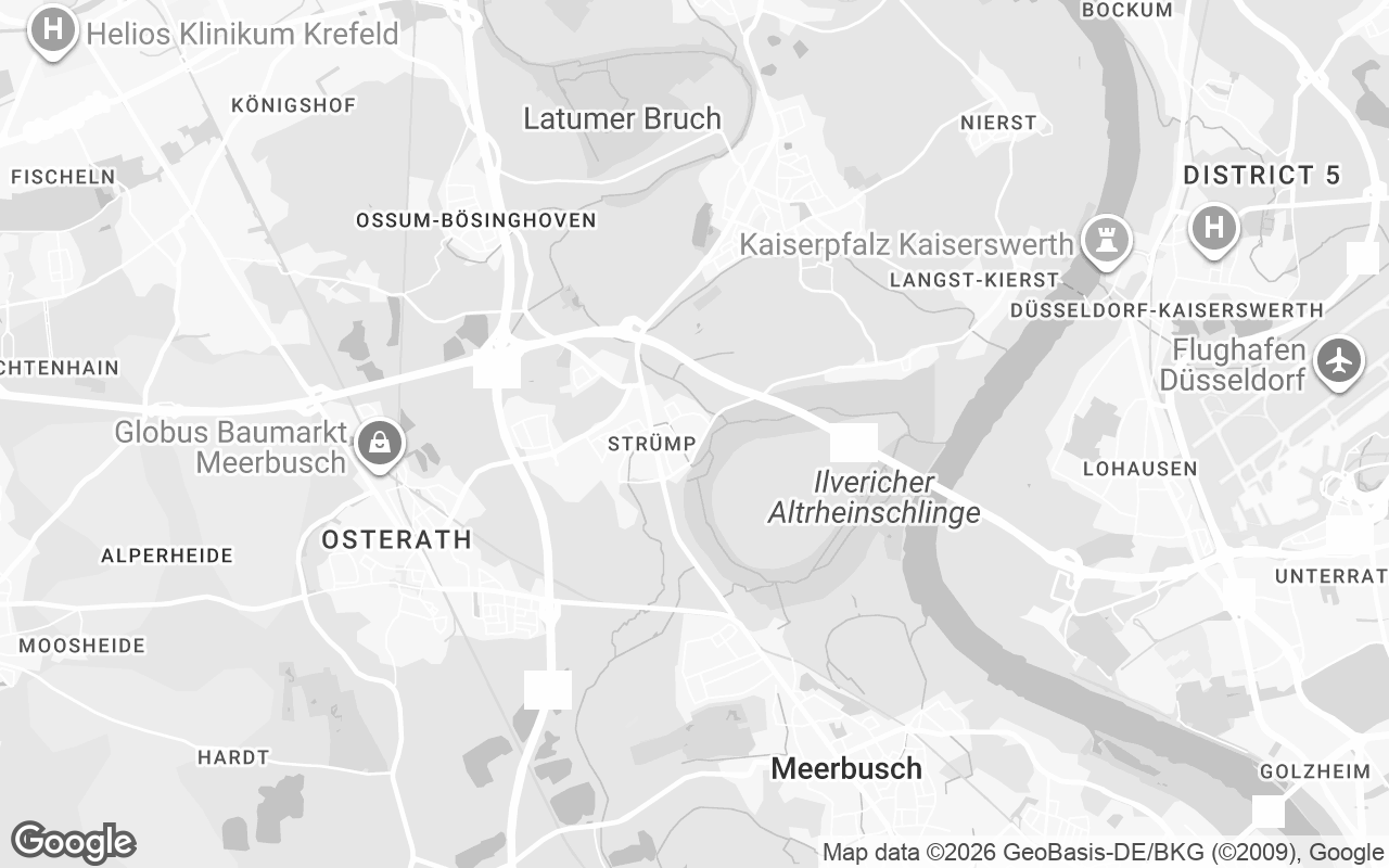 Karte von Meerbusch