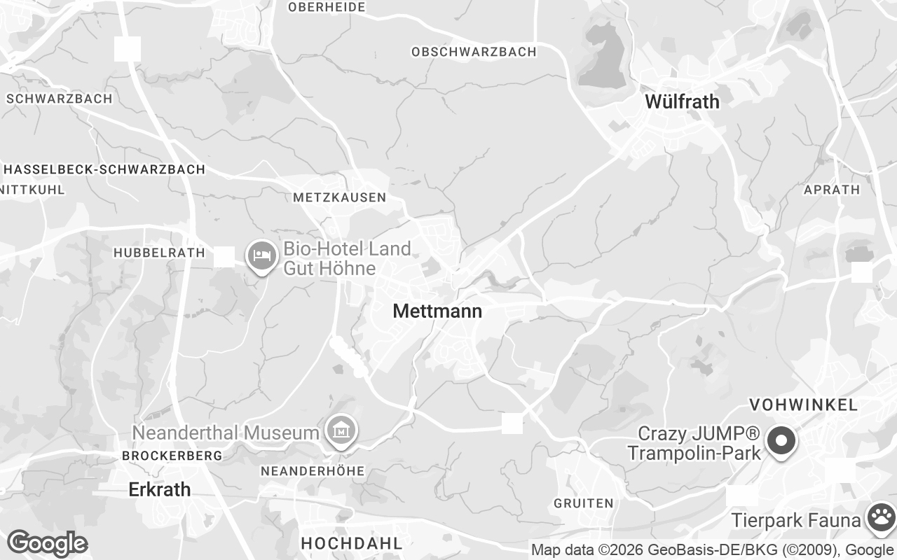 Karte von Mettmann