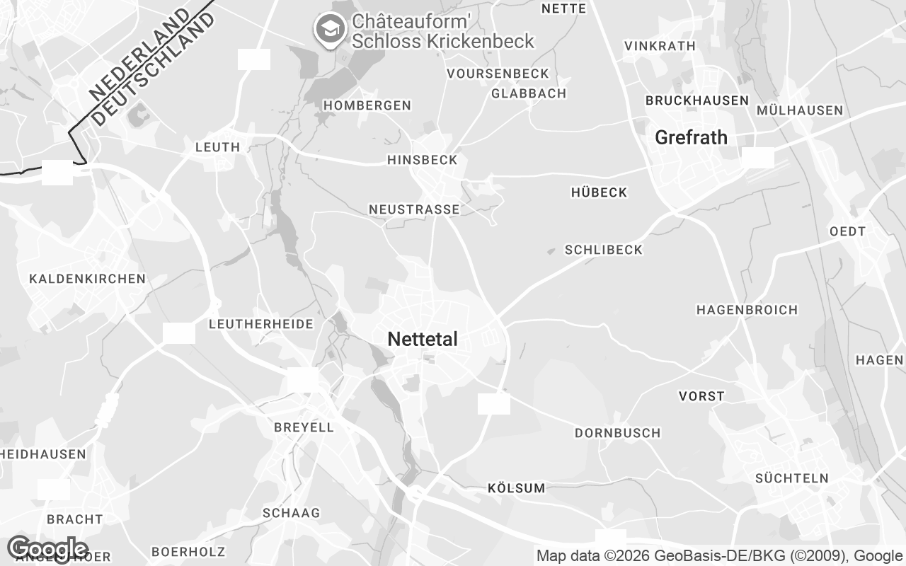 Karte von Nettetal