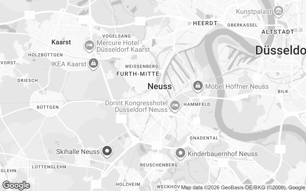 Karte von Neuss