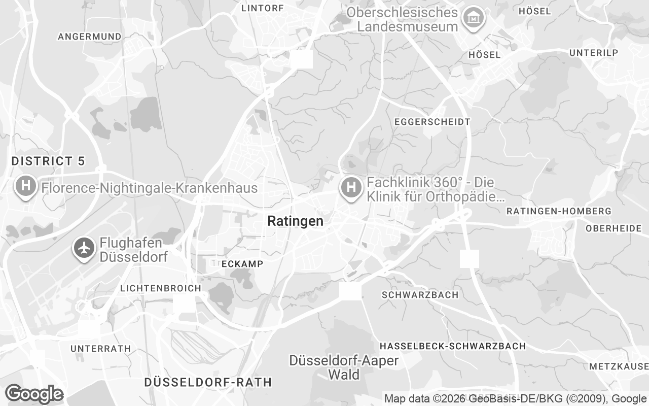 Karte von Ratingen