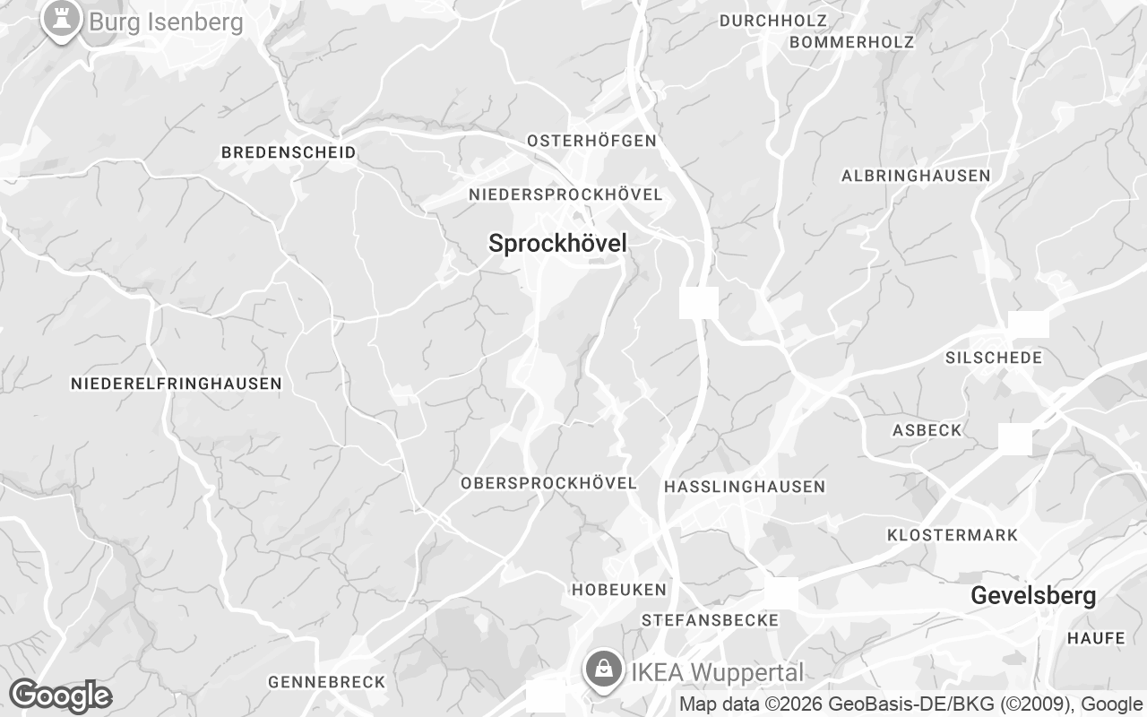 Karte von Sprockhövel