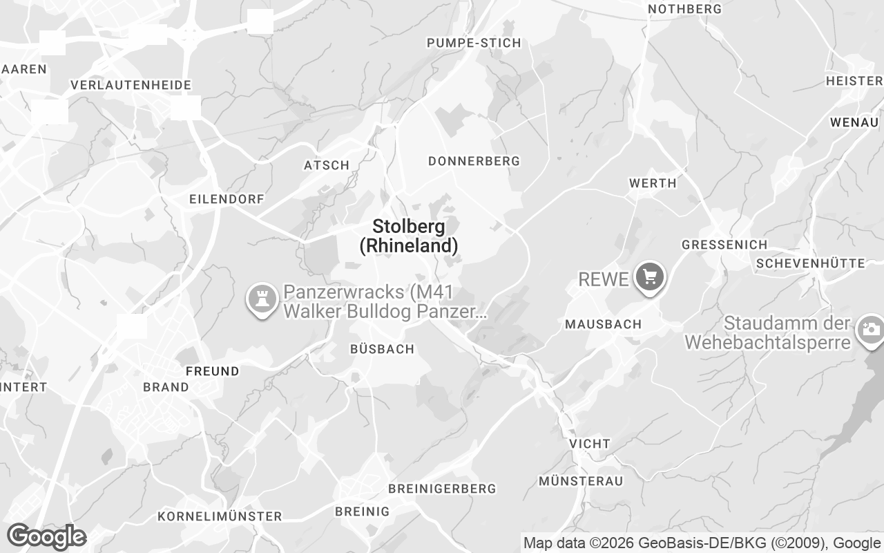 Karte von Stolberg (Rheinland)