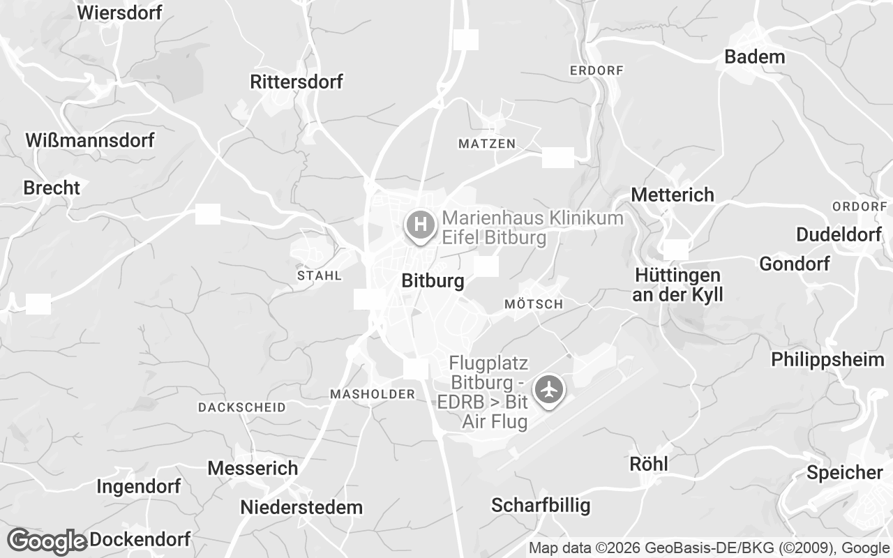Karte von Bitburg