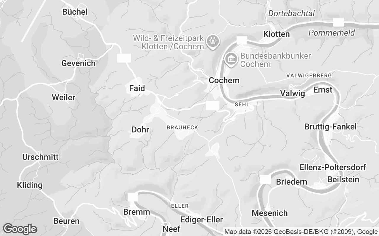 Karte von Cochem