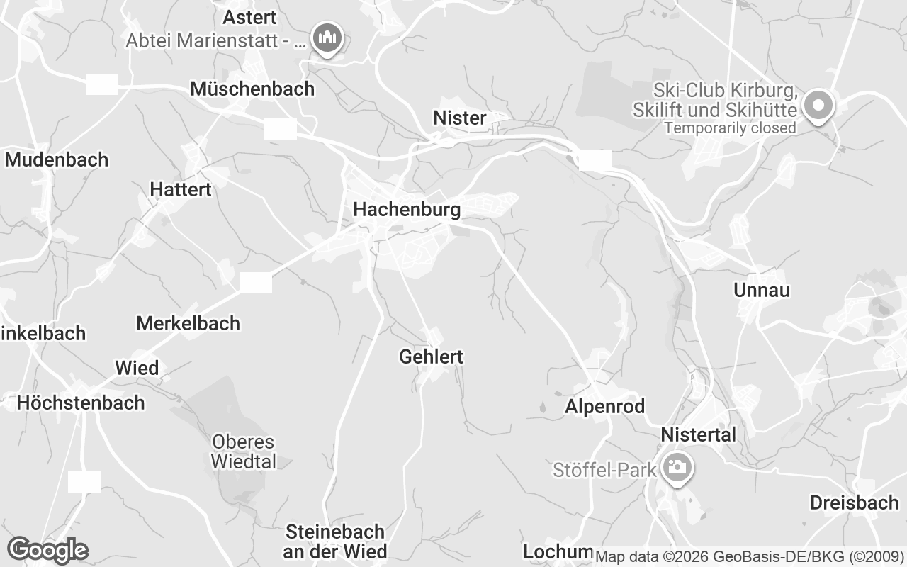 Karte von Hachenburg