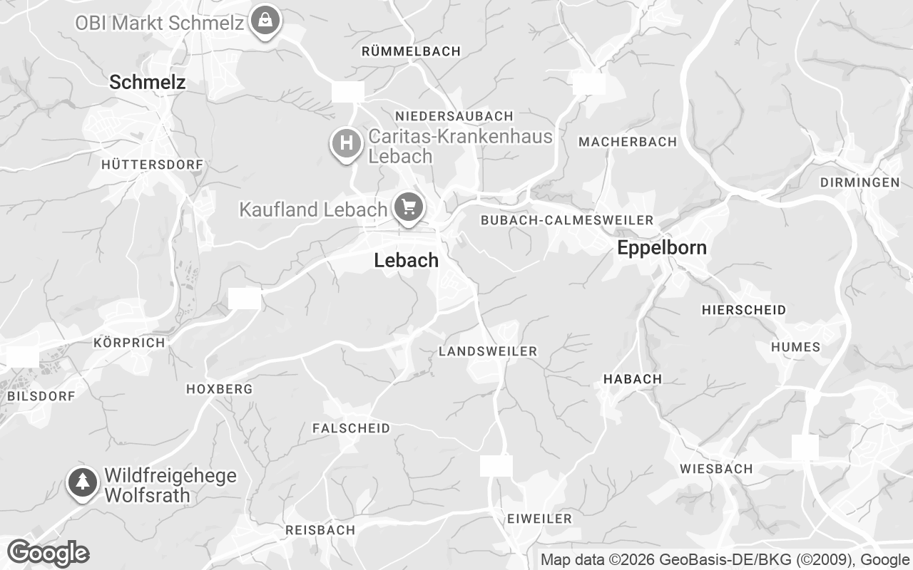 Karte von Lebach