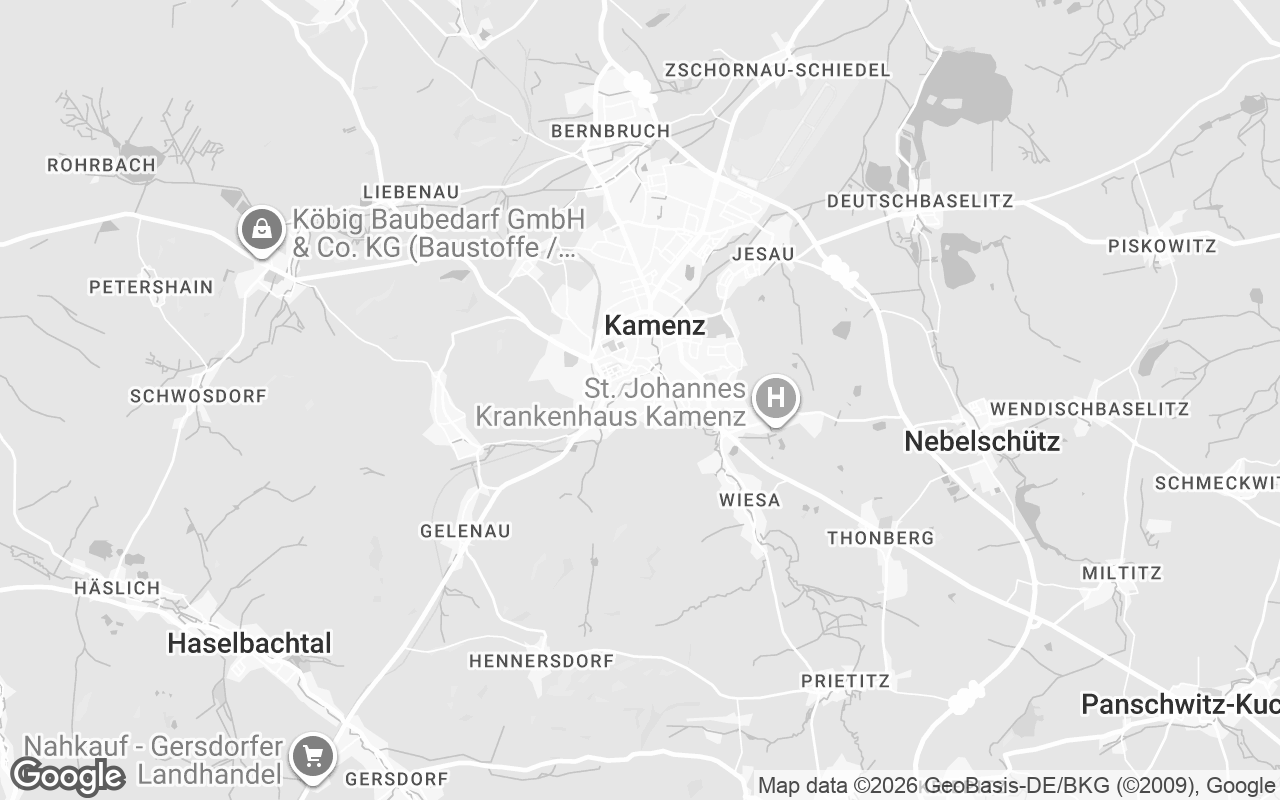 Karte von Kamenz