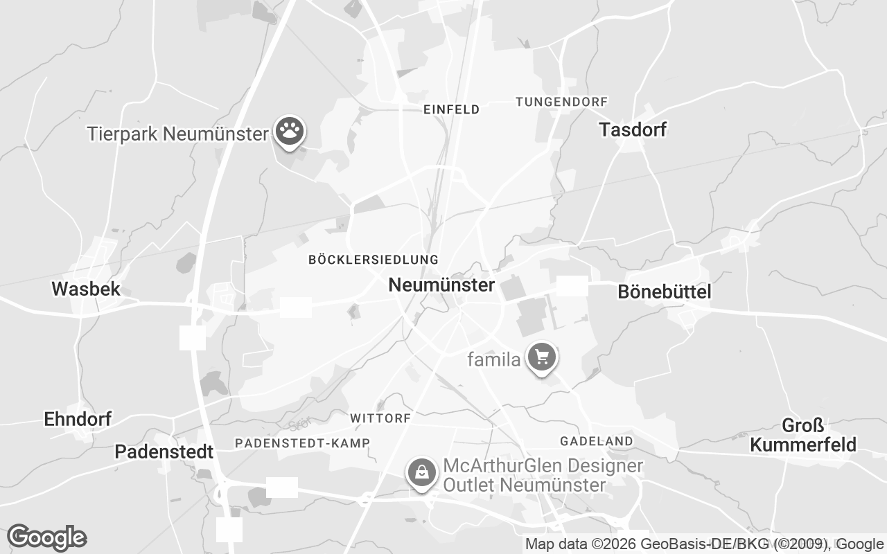 Karte von Neumünster