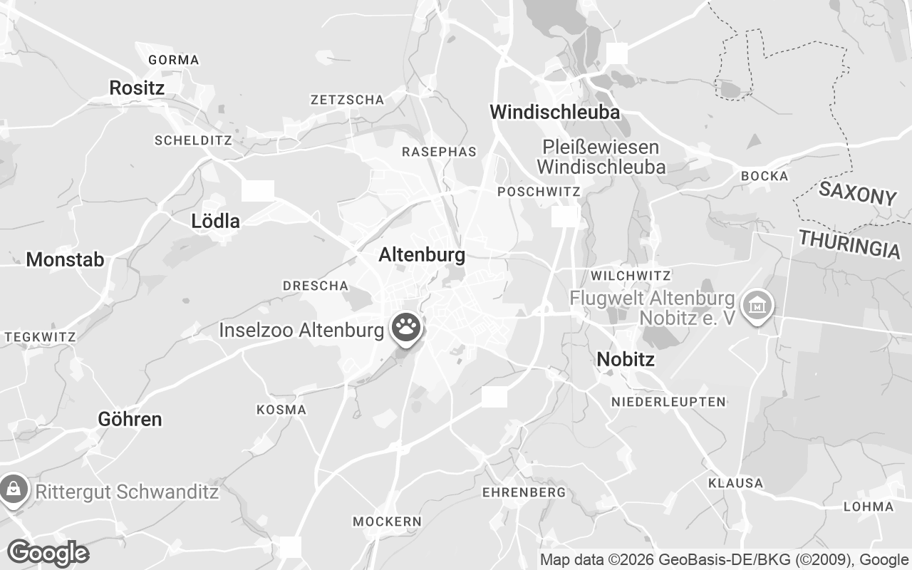 Karte von Altenburg