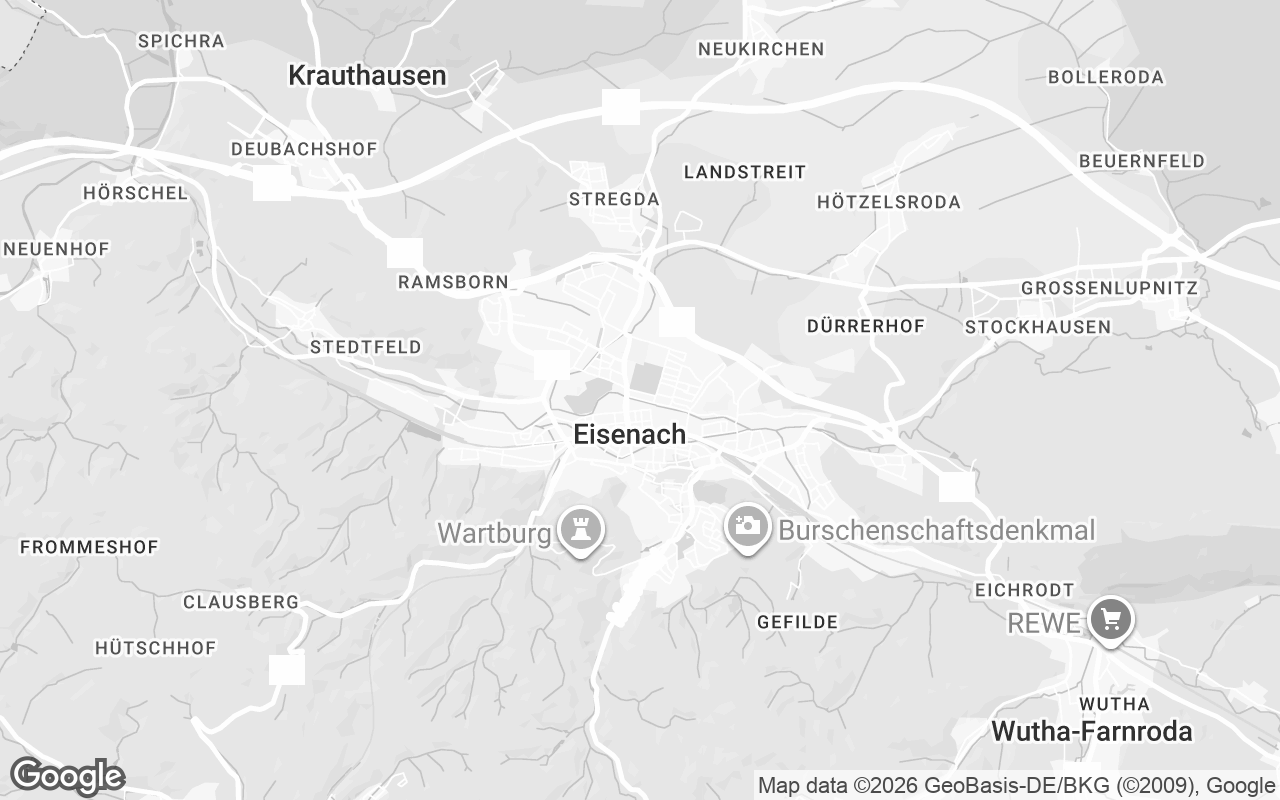Karte von Eisenach