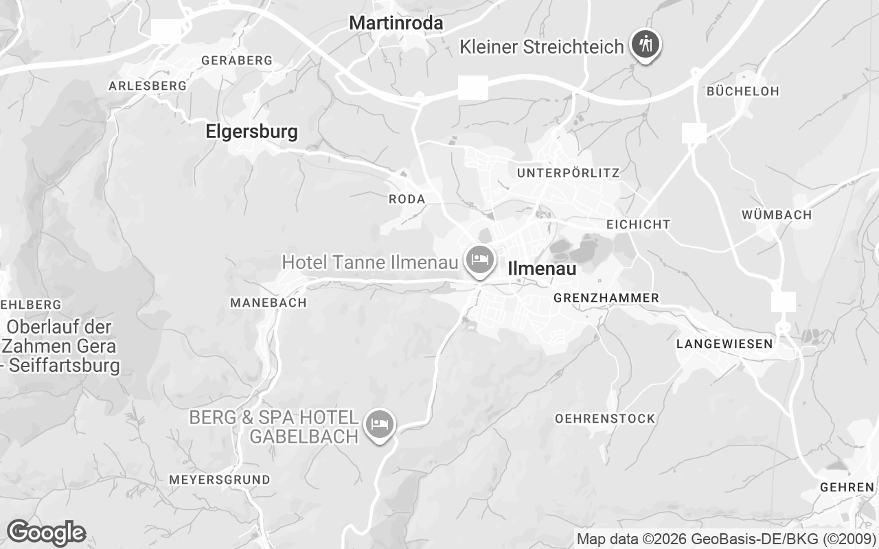 Karte von Ilmenau
