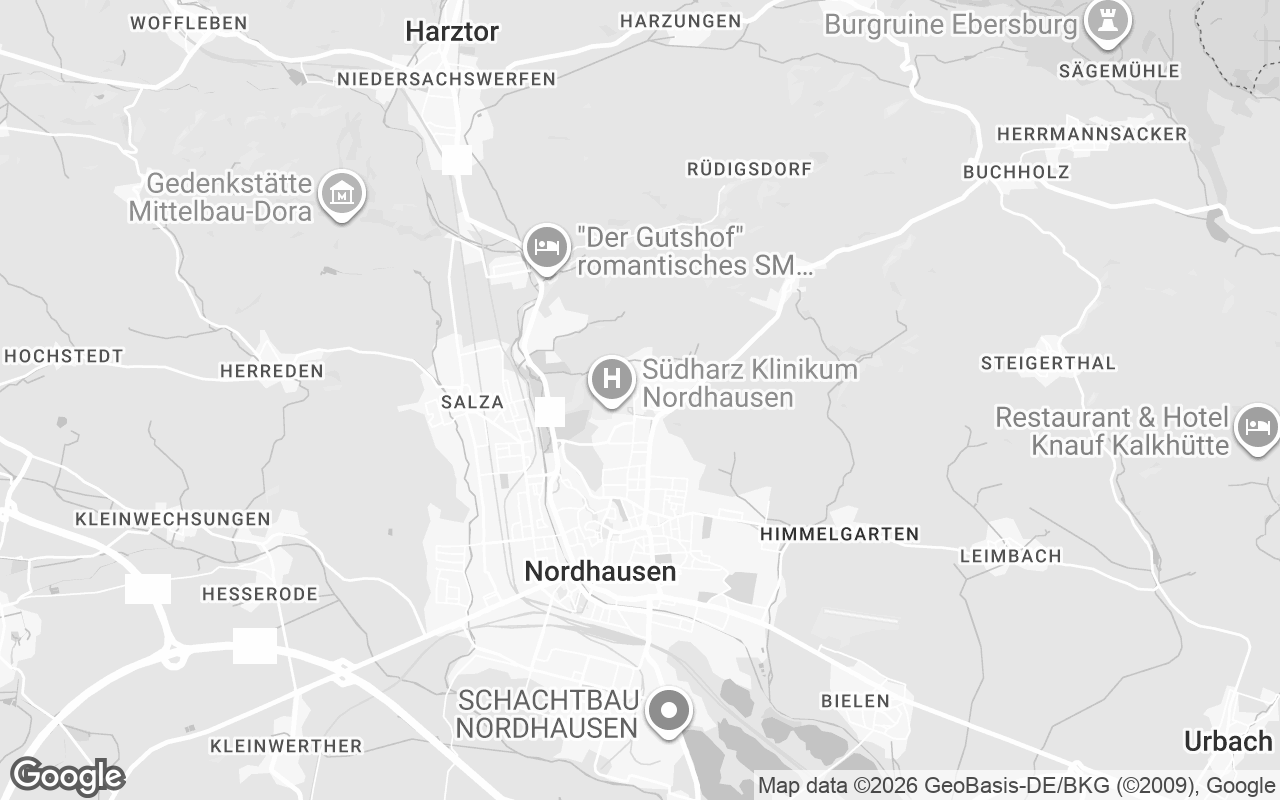 Karte von Nordhausen