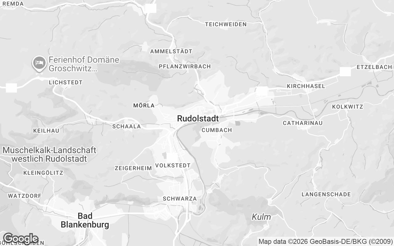 Karte von Rudolstadt