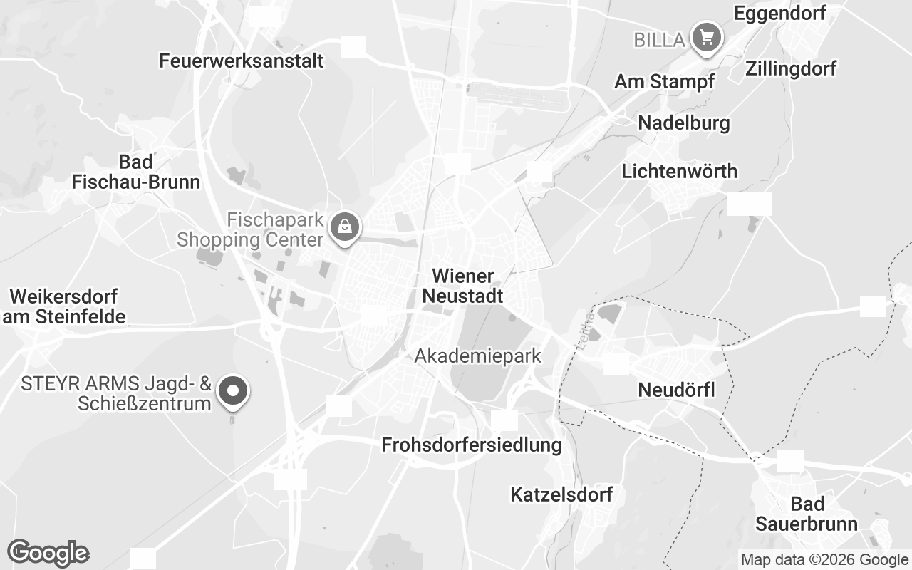 Karte von Wiener Neustadt