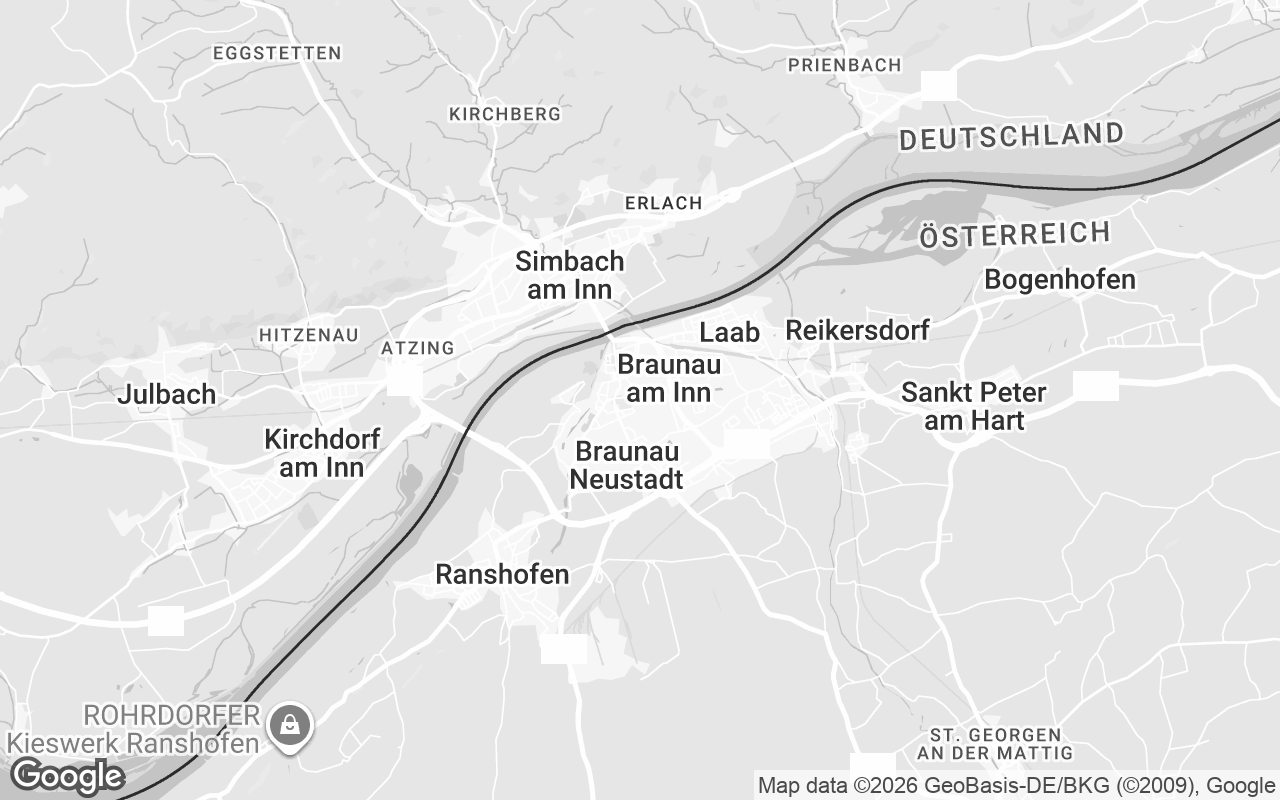 Karte von Braunau am Inn