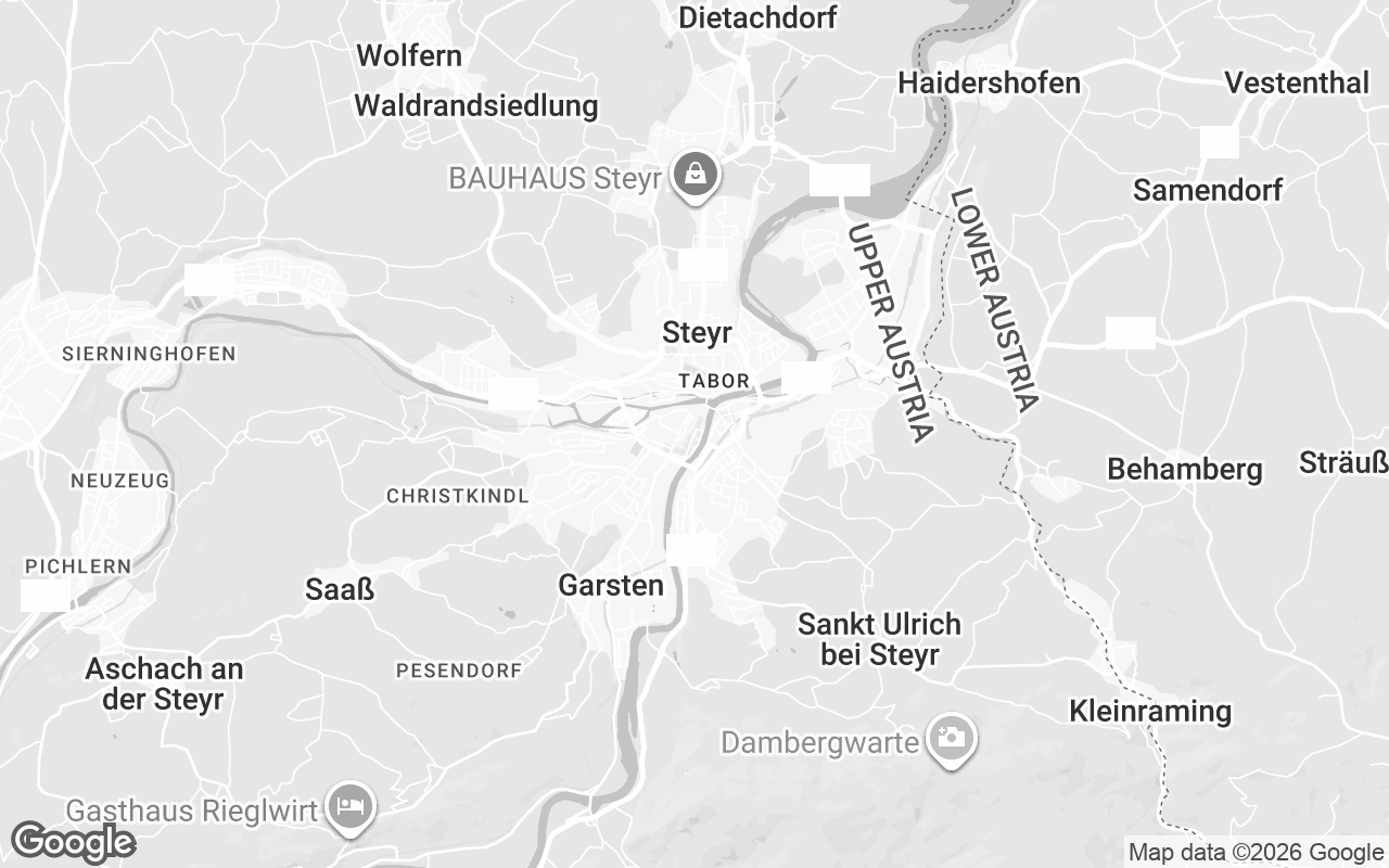 Karte von Steyr