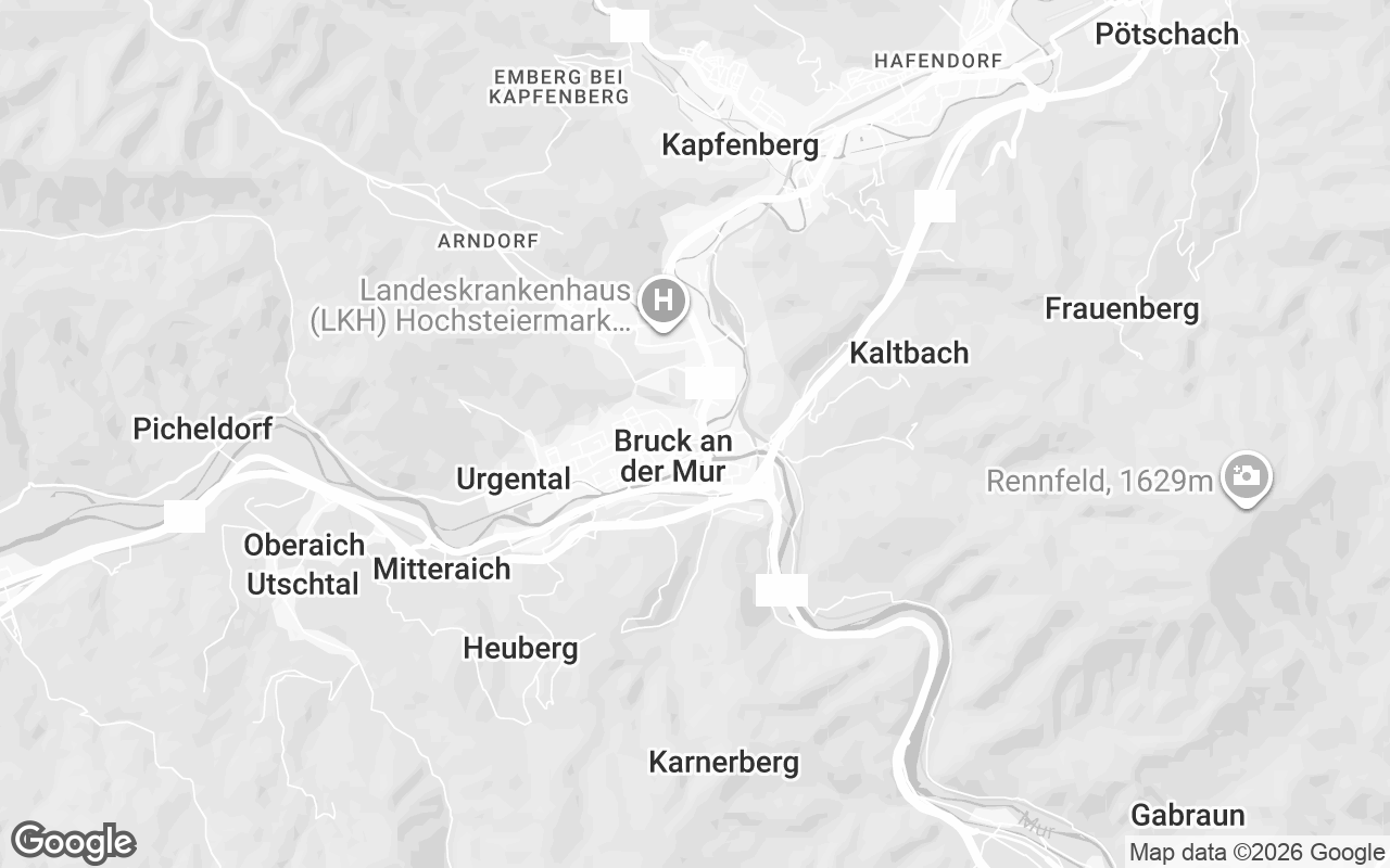 Karte von Bruck an der Mur