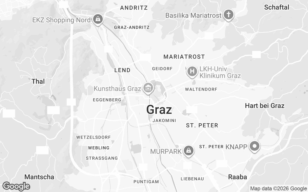 Karte von Graz